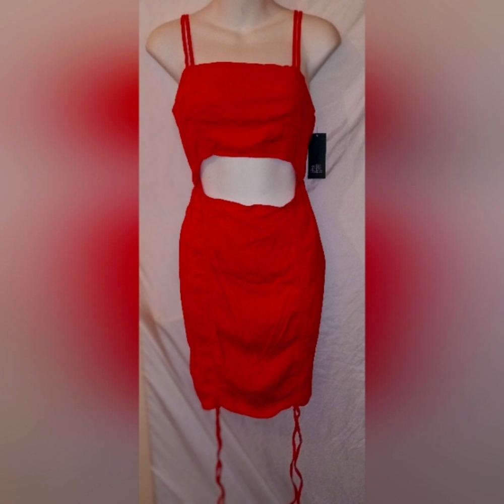 Spaghetti Strap Mini Dress - Size M